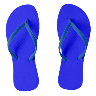 Blue  (solid colour)   jandals
