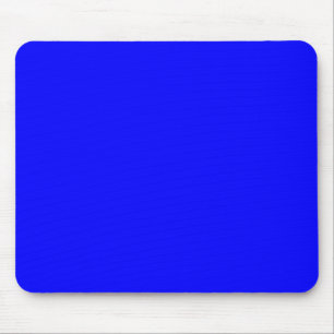 Blue (solid colour) mouse pad