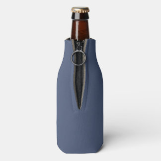 Blue Solid Colour Personalise Bottle Cooler