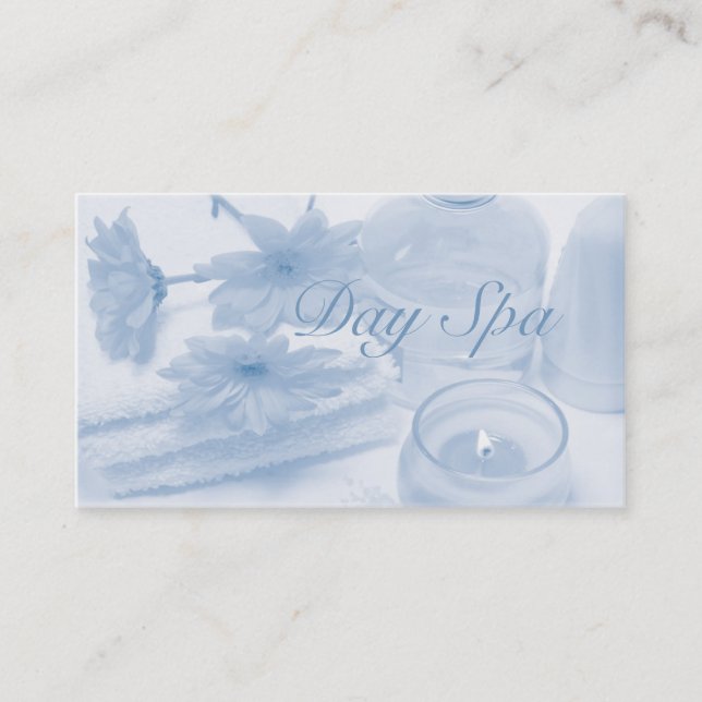Blue Spa Business Card (Front)