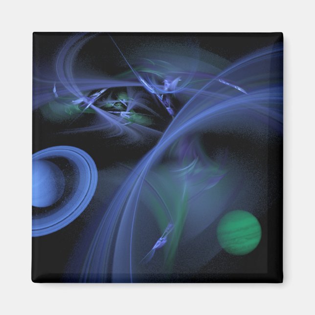 Blue Space Magnet (Front)