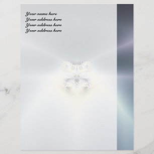 Blue Space Personalized Letterhead