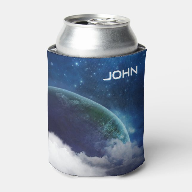Blue Space Planet | Personalised Can Cooler (Can Front)