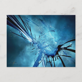 Blue Space Postcard