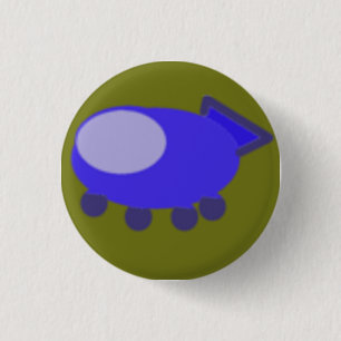 Blue Spaceship Button