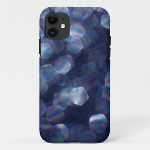 Blue Sparkle Bokeh Lights Case-Mate iPhone Case