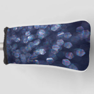 Blue Sparkle Bokeh Lights Golf Head Cover