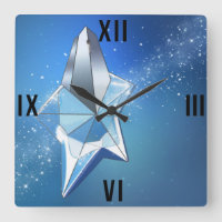 Blue Sparkle Star Perfume Bottle Glam