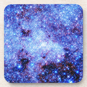 Blue Sparkle Stars Coaster