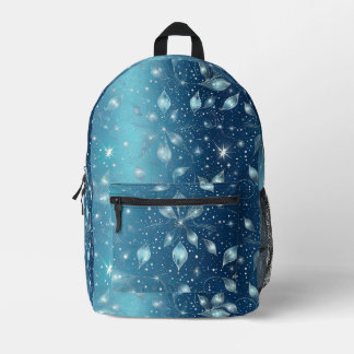 Blue Sparkly Glam Backpack