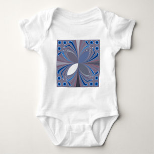 Blue spider baby bodysuit