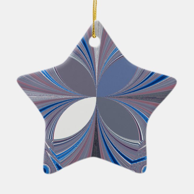 Blue spider ceramic tree decoration (Front)