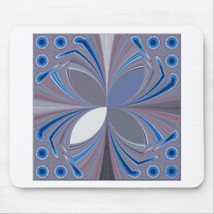 Blue spider mouse pad