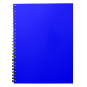 Blue Spiral Notebook