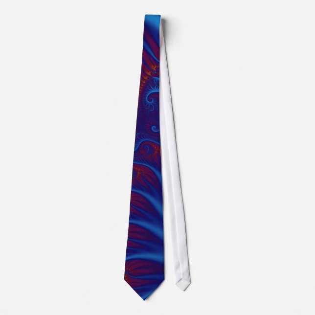 Blue Spiral Tie (Front)