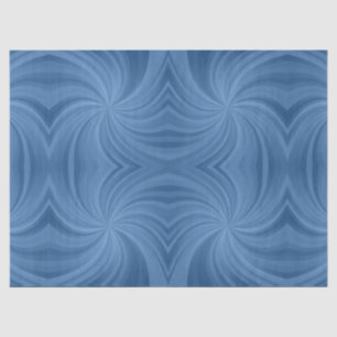 blue spiral tissue paper