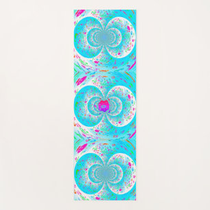 Blue Spiral Yoga Mat