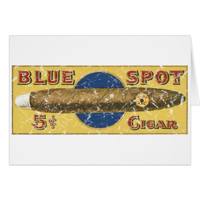 Blue Spot Cigar - distressed (Front Horizontal)