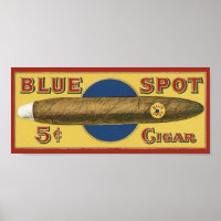 Blue Spot Cigar Label
