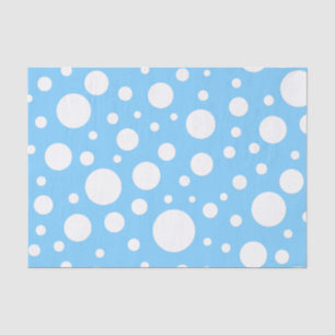 Blue Spots Tissue Paper