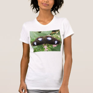 Blue Spotted Butterfly T Shirt