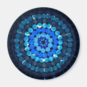 Blue Spotty Spots,   Magnet
