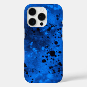 Blue Spray Paint Effect iPhone 16 Case