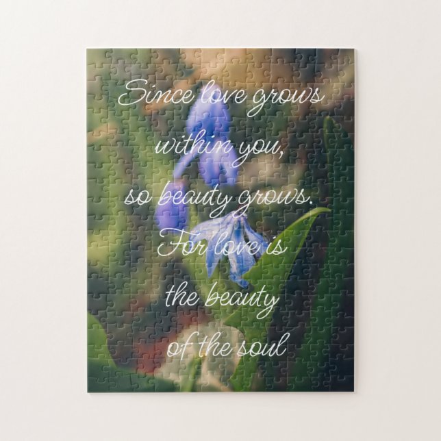 Blue Spring Flower Jigsaw Puzzle (Vertical)