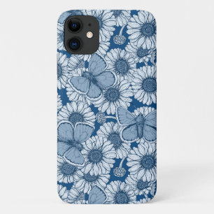 Blue spring, wild flowers, daisies Case-Mate iPhone case