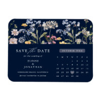 Blue Spring Wildflower Meadow  Save the Date