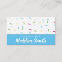 Blue Sprinkles Mix Cake Decorator Homemade