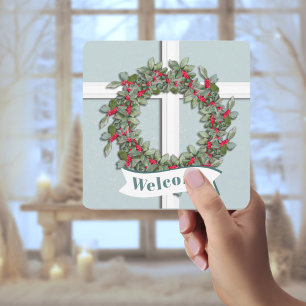 Blue Spruce Window to Winter Invitation