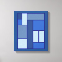 Blue Square Geometric - Emotion Form and Colour