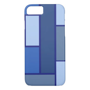 Blue Square Geometric - Emotion Form and Colour Case-Mate iPhone Case