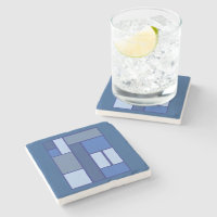 Blue Square Geometric - Emotion Form and Colour