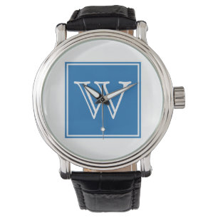 Blue Square Monogram Watch