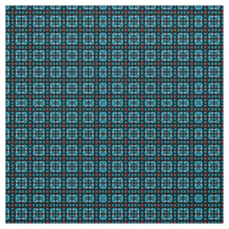 Blue Squares Fabric
