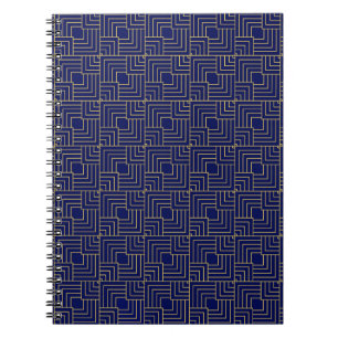 Blue Squares Notebook
