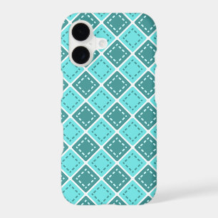 Blue squares pattern