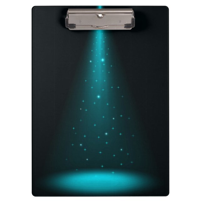 Blue Stage Spotlight Clipboard (Front)