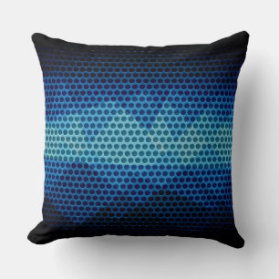 Blue Stainless Steel Metal Hole Cushion