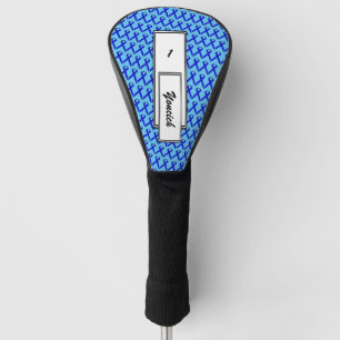 Blue Standard Ribbon by Kenneth Yoncich Golf Head Cover