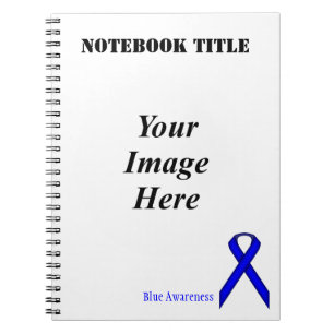 Blue Standard Ribbon by Kenneth Yoncich Notebook