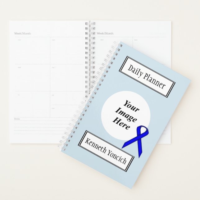 Blue Standard Ribbon by Kenneth Yoncich Planner (Display)