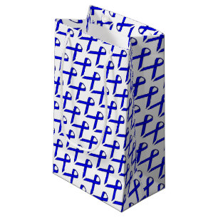 Blue Standard Ribbon by Kenneth Yoncich Small Gift Bag