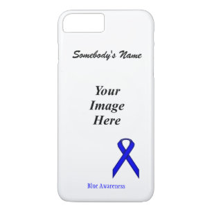 Blue Standard Ribbon Tmpl by Kenneth Yoncich Case-Mate iPhone Case