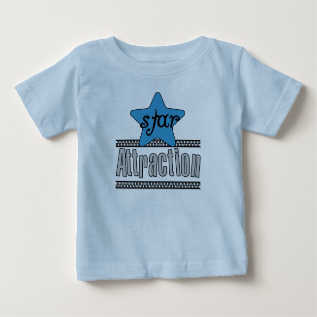 Blue Star Attraction Baby T-Shirt (Front)