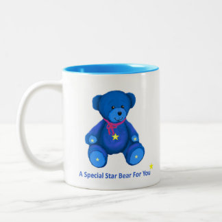 Blue Star Bear Mug