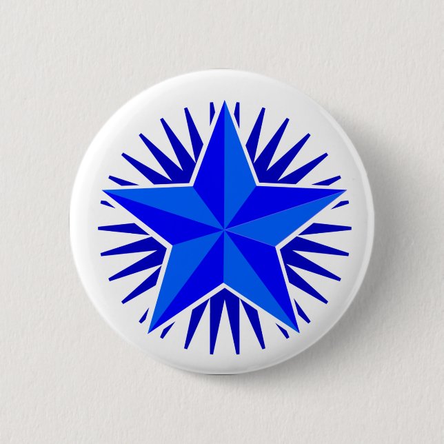 Blue Star Button (Front)