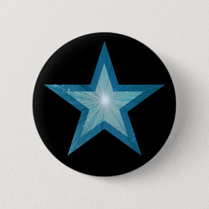 Blue Star button black